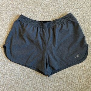 BCG Gray Athletic Shorts with Black Built In Shorts Size Small
